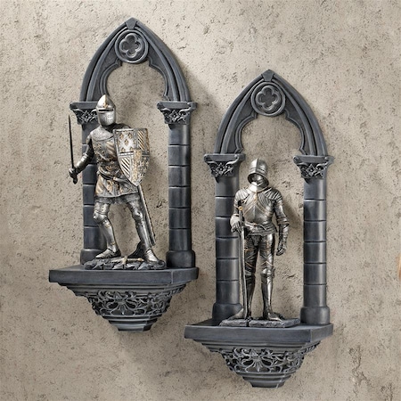 Knights Of The Realm Wall Sculpture: Sir Gavin & Sir Samuel